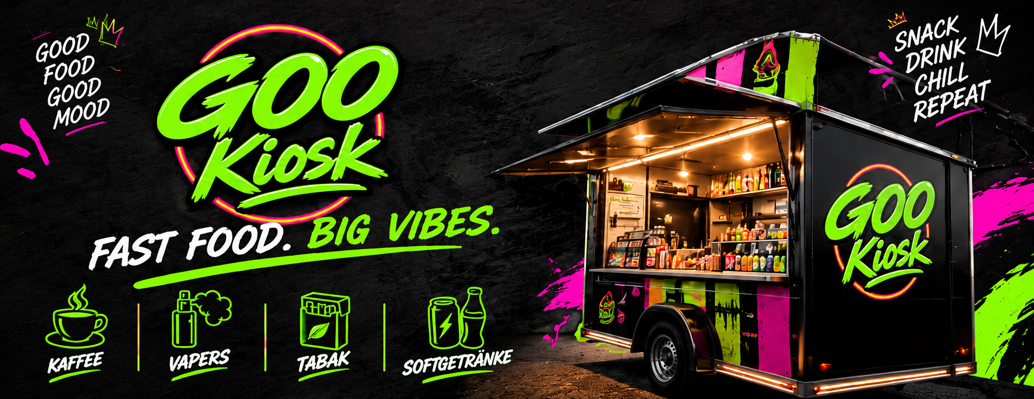 Goo Kiosk - Fast Food. Big Vibes.